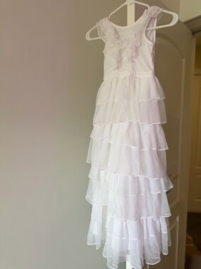 NEW Show me your mumu mini flower girl dress 6t ruffle white